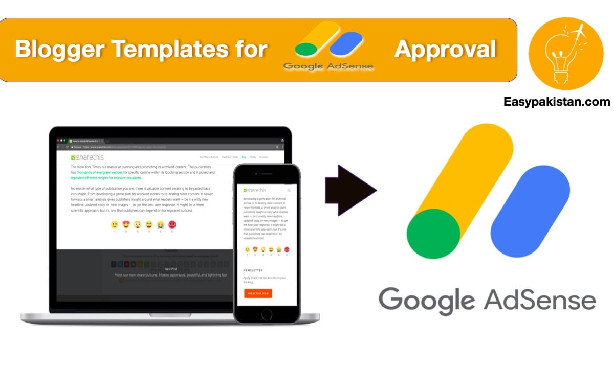 Blogger Templates for Adsense Approval