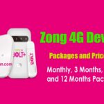 zong 4G device packages